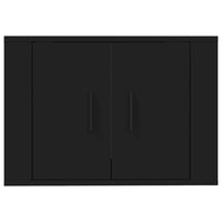 Mobile Porta TV a Parete Nero 57x34,5x40 cm 816617