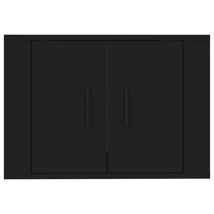 Mobile Porta TV a Parete Nero 57x34,5x40 cm 816617