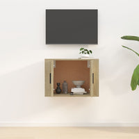 Mobile Porta TV a Parete Rovere Sonoma 57x34,5x40 cm 816619