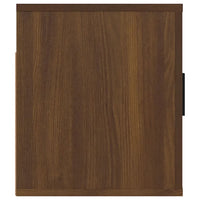 Mobile Porta TV a Parete rovere marrone 80x34,5x40 cm 816631