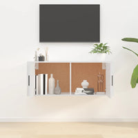 Mobile Porta TV a Parete Bianco 100x34,5x40 cm cod mxl 23171