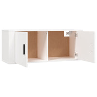 Mobile Porta TV a Parete Bianco 100x34,5x40 cm 816632