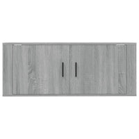 Mobile Porta TV a Parete grigio sonoma 100x34,5x40 cm 816638