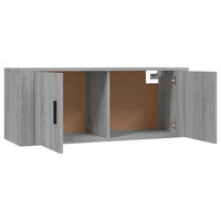 Mobile Porta TV a Parete grigio sonoma 100x34,5x40 cm 816638