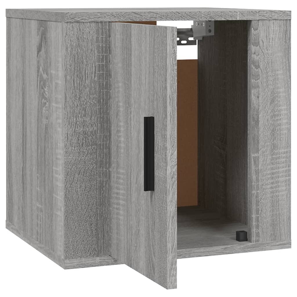 Mobile Porta TV a Parete Grigio Sonoma 40x34,5x40 cm 816652