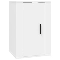 Mobili Porta TV a Parete 2 pz Bianco 40x34,5x60 cm