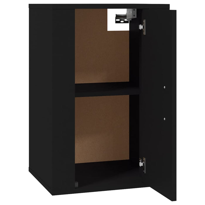 Mobili Porta TV a Parete 2 pz Nero 40x34,5x60 cm