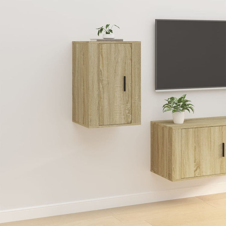 Mobile Porta TV a Parete Rovere Sonoma 40x34,5x60 cm cod mxl 6058