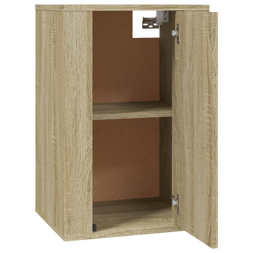 Mobili Porta TV a Parete 2 pz Rovere Sonoma 40x34,5x60 cm