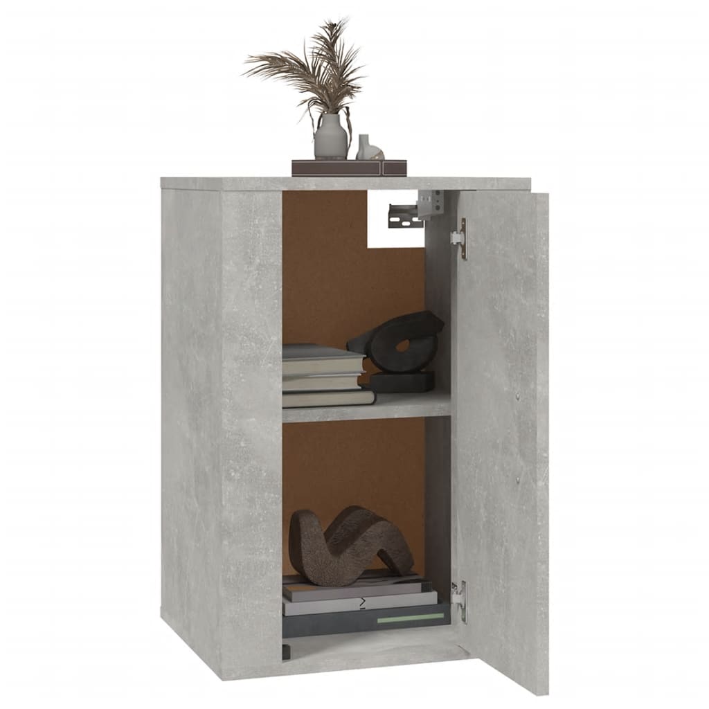 Mobile Porta TV a Parete Grigio Cemento 40x34,5x60 cm cod mxl 6067