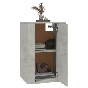 Mobile Porta TV a Parete Grigio Cemento 40x34,5x60 cm cod mxl 6067