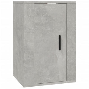 Mobili Porta TV a Parete 2 pz Grigio Cemento 40x34,5x60 cm