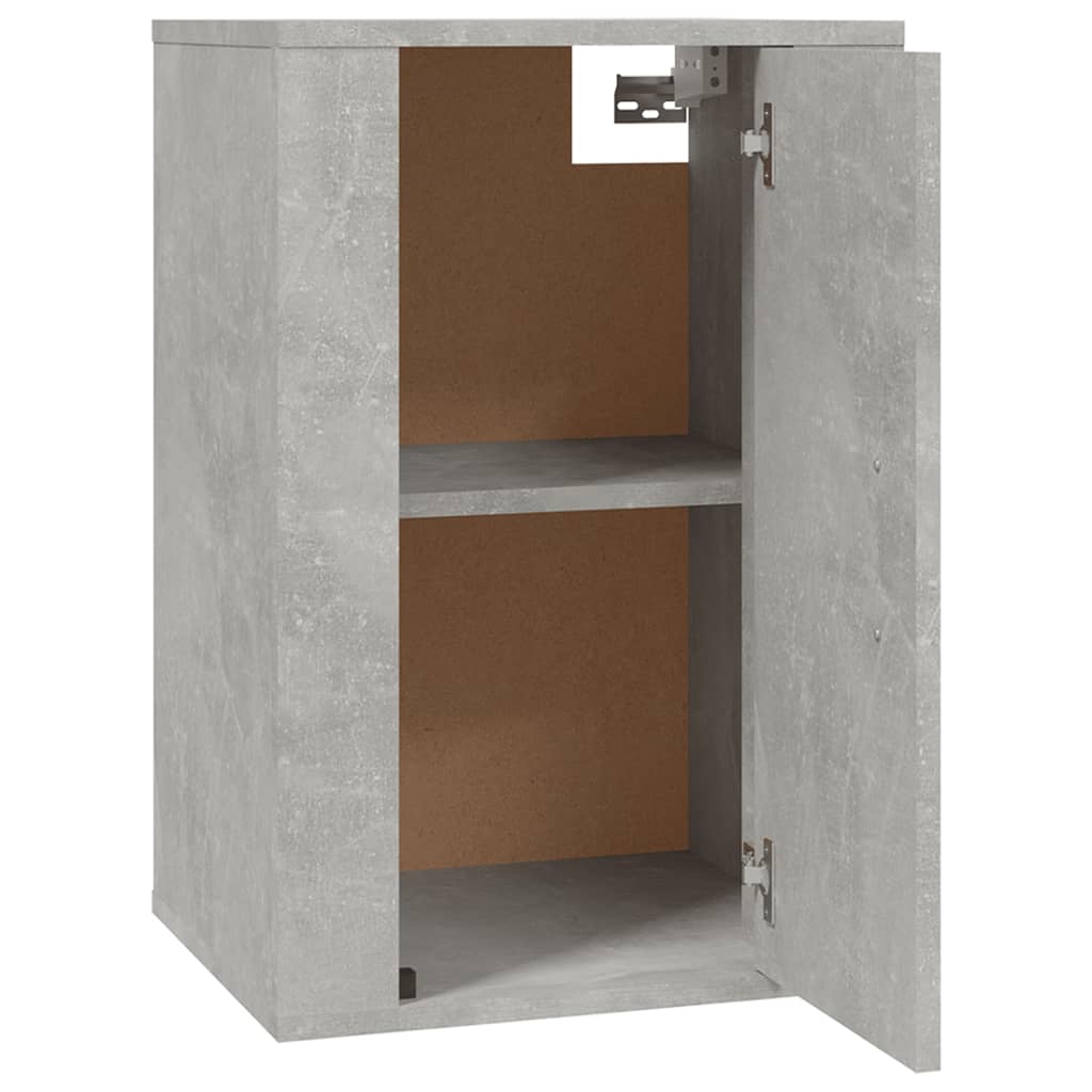 Mobili Porta TV a Parete 2 pz Grigio Cemento 40x34,5x60 cm