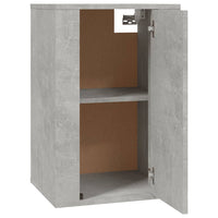 Mobili Porta TV a Parete 2 pz Grigio Cemento 40x34,5x60 cm