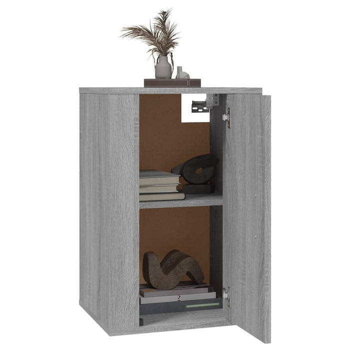 Mobile Porta TV a Parete Grigio Sonoma 40x34,5x60 cm cod mxl 23150