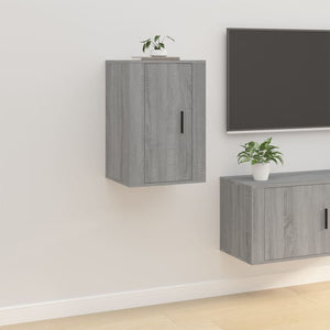 Mobile Porta TV a Parete Grigio Sonoma 40x34,5x60 cm cod mxl 23150