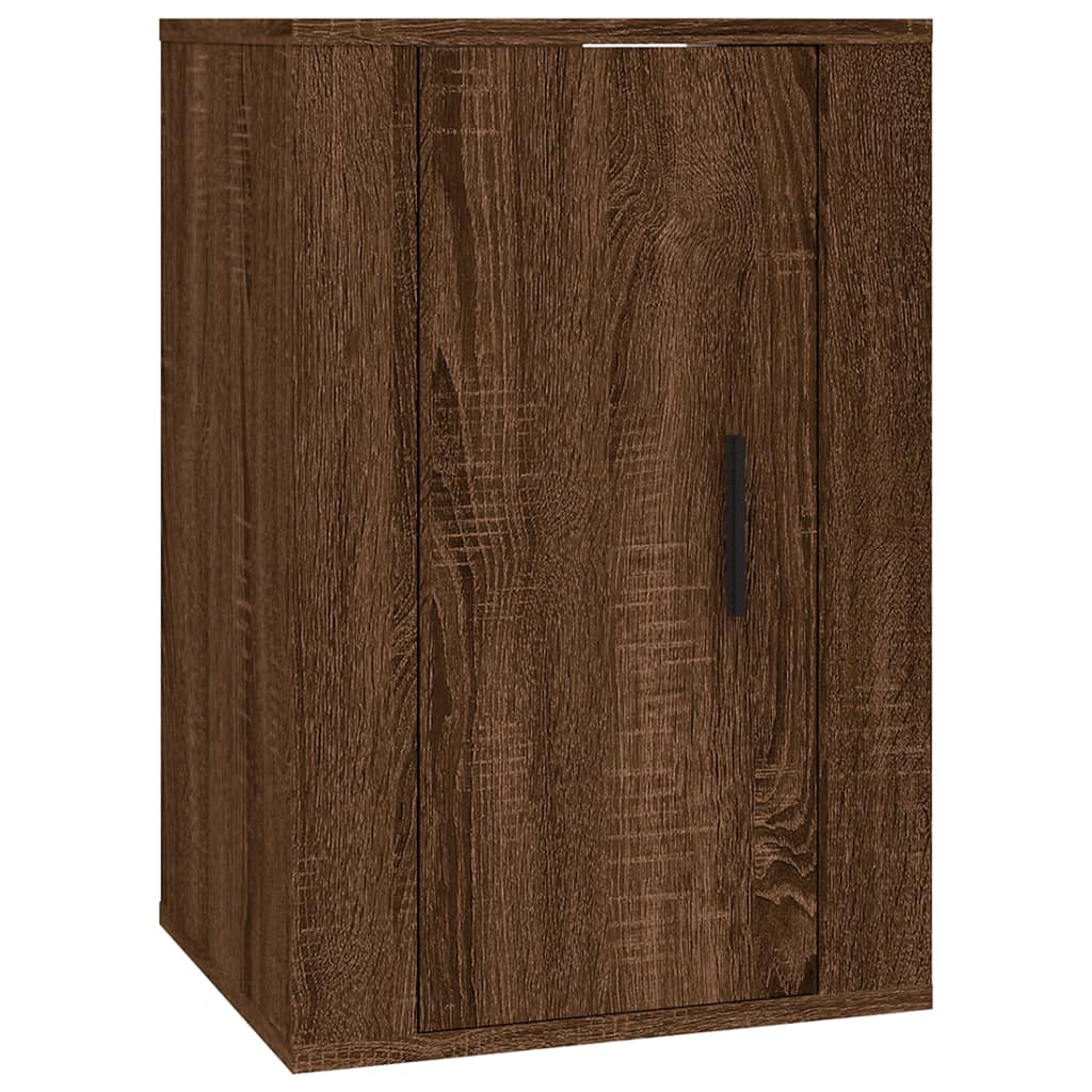 Mobile Porta TV a Parete Rovere Marrone 40x34,5x60 cm 816670