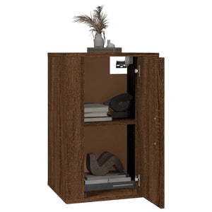 Mobile Porta TV a Parete Rovere Marrone 40x34,5x60 cm cod mxl 24140