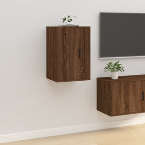 Mobile Porta TV a Parete Rovere Marrone 40x34,5x60 cm 816670