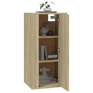 Mobile Porta TV a Parete Rovere Sonoma 40x34,5x80 cm 816675