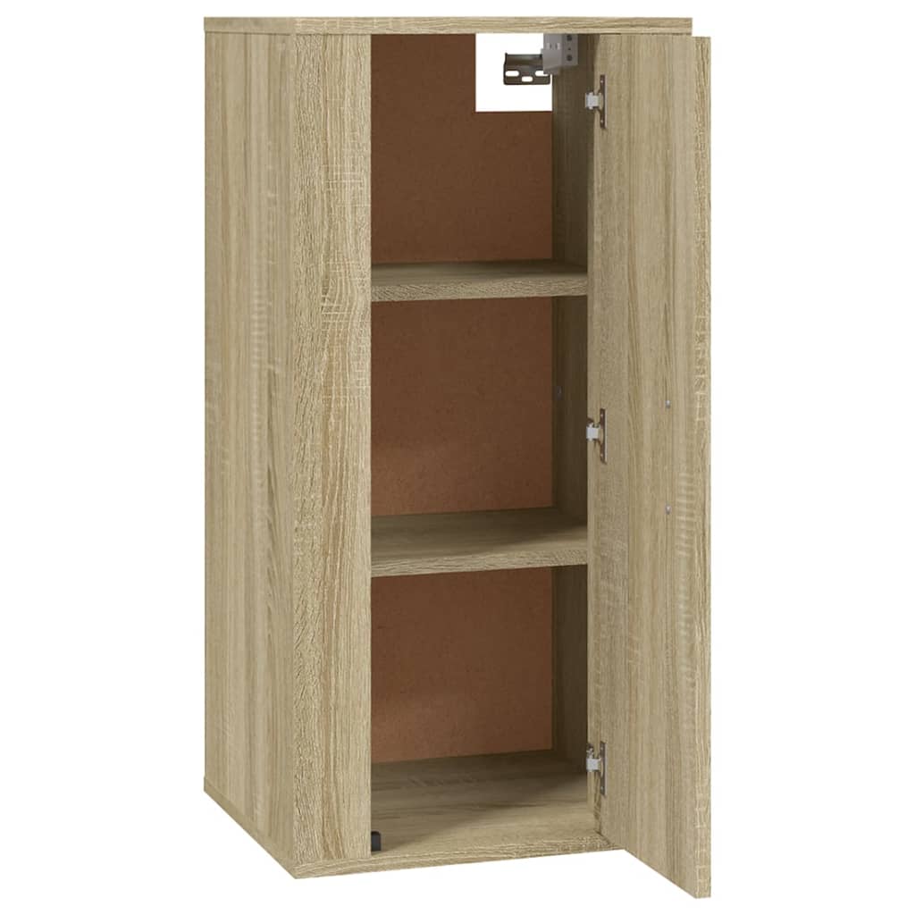 Mobile Porta TV a Parete Rovere Sonoma 40x34,5x80 cm 816675