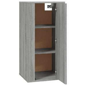 Mobile Porta TV a Parete Grigio Sonoma 40x34,5x80 cm 816678