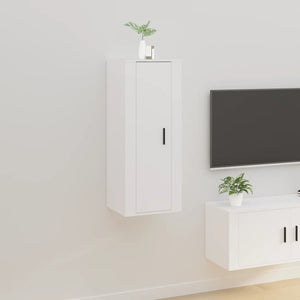 Mobile Porta TV a Parete Bianco 40x34,5x100 cm 816680