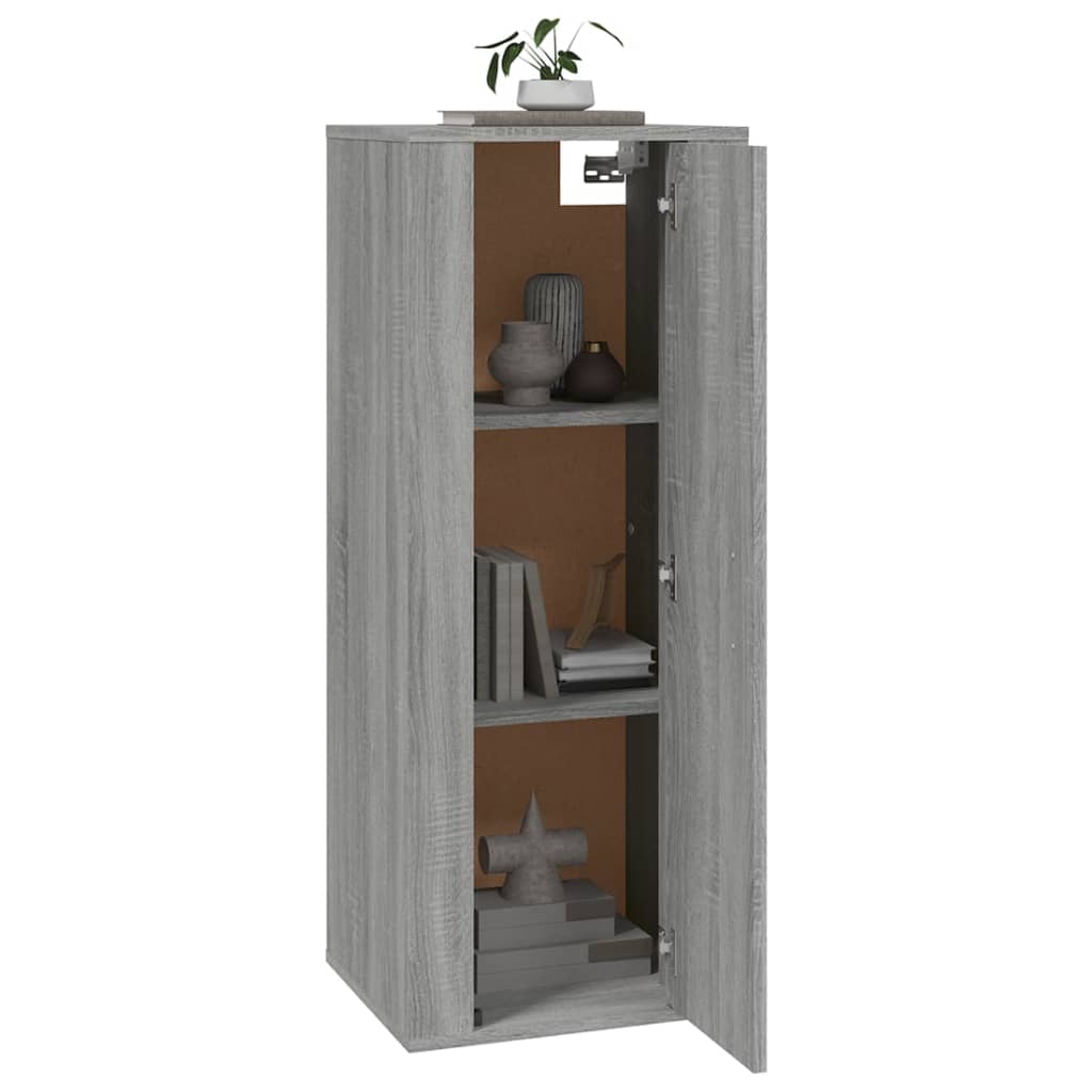 Mobile Porta TV a Parete Grigio Sonoma 40x34,5x100 cm 816686