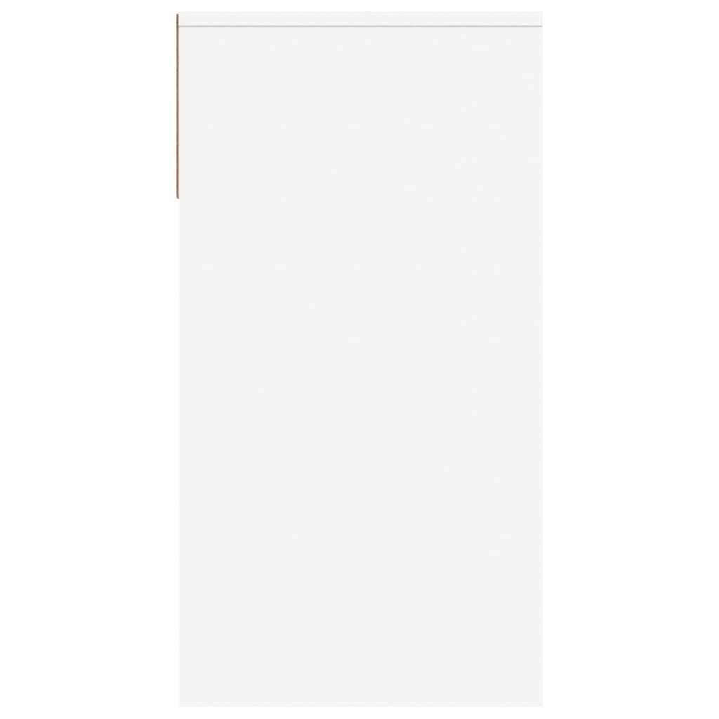 Tavolino Consolle Bianco 100x39x75 cm in Legno Multistrato 816776