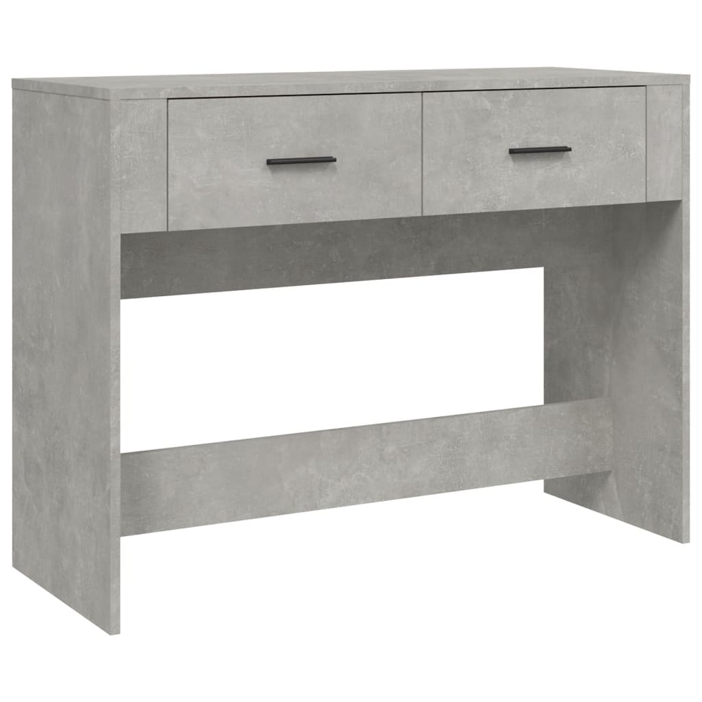 Tavolino Consolle Grigio Cemento 100x39x75 cm Legno Multistrato 816780