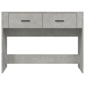 Tavolino Consolle Grigio Cemento 100x39x75 cm Legno Multistrato cod mxl 41812