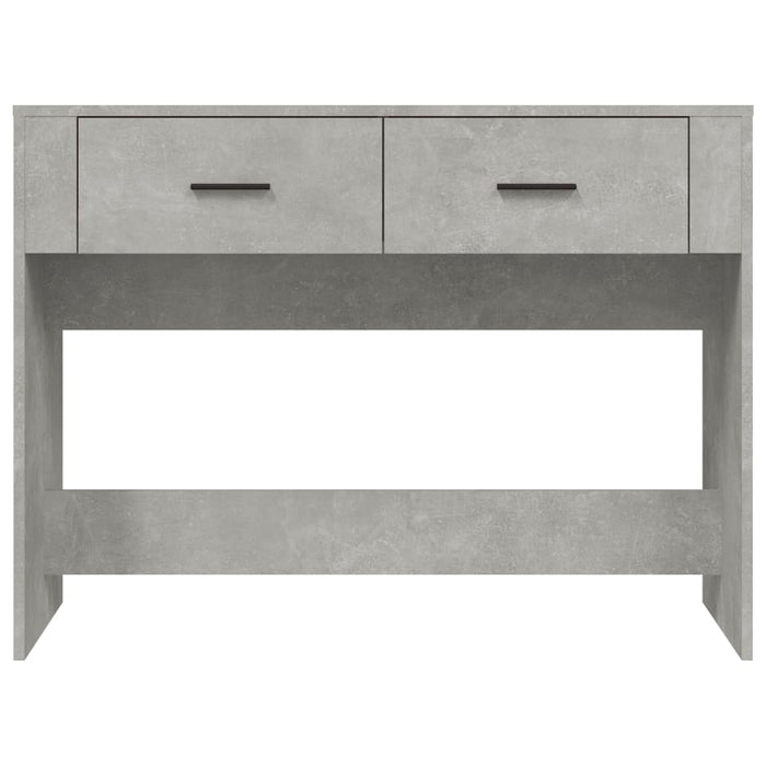 Tavolino Consolle Grigio Cemento 100x39x75 cm Legno Multistrato cod mxl 41812