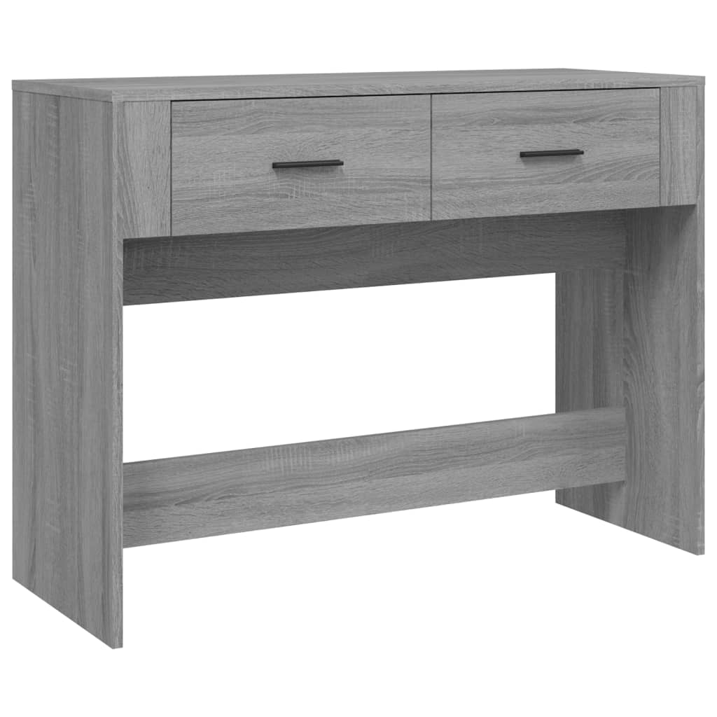 Tavolo Consolle Grigio Sonoma 100x39x75 cm in Legno Multistrato