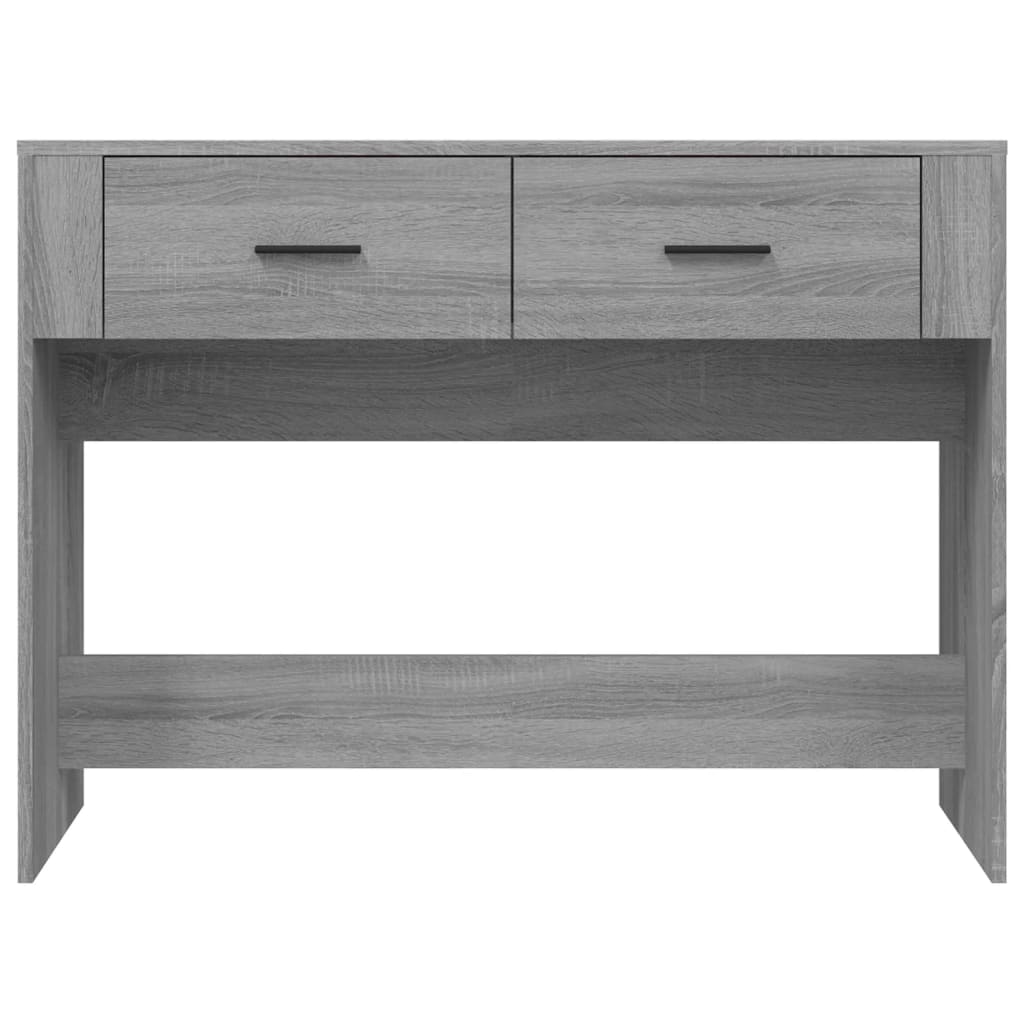 Tavolo Consolle Grigio Sonoma 100x39x75 cm in Legno Multistrato