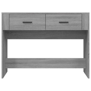 Tavolo Consolle Grigio Sonoma 100x39x75 cm in Legno Multistrato