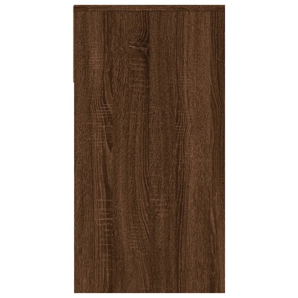 Tavolino Consolle Rovere Marrone 100x39x75 cm Legno Multistrato 816783