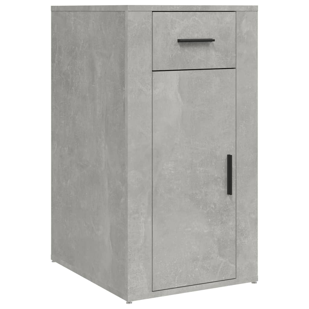 Mobile Scrivania Grigio cemento 40x49x75 cm Legno Multistrato cod mxl 63608