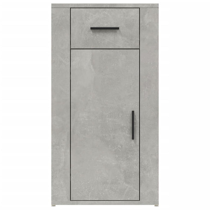 Mobile Scrivania Grigio cemento 40x49x75 cm Legno Multistrato cod mxl 63608