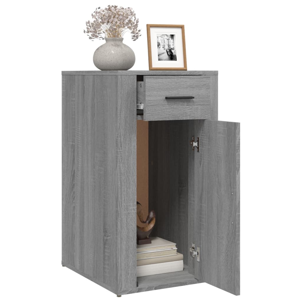 Mobile Scrivania grigio sonoma 40x49x75 cm Legno Multistrato cod mxl 63652