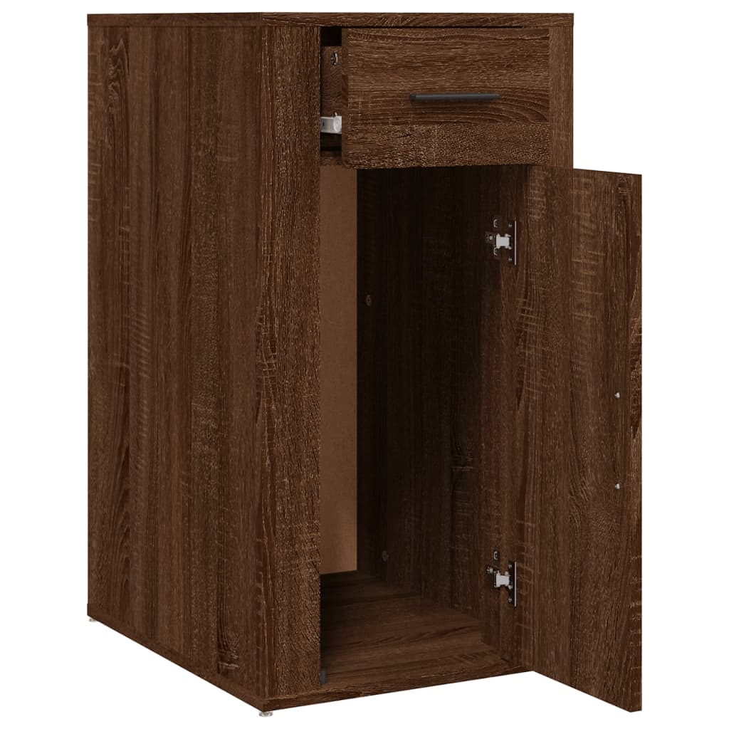 Mobile Scrivania rovere marrone 40x49x75 cm Legno Multistrato 816799