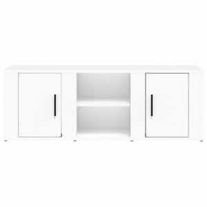 Mobile Porta TV Bianco 100x31,5x35 cm in Legno Multistrato