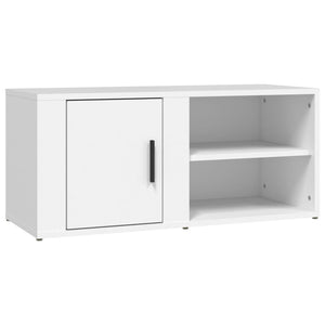 Mobili Porta TV 2 pz Bianco 80x31,5x36 cm in Legno Multistrato 819437