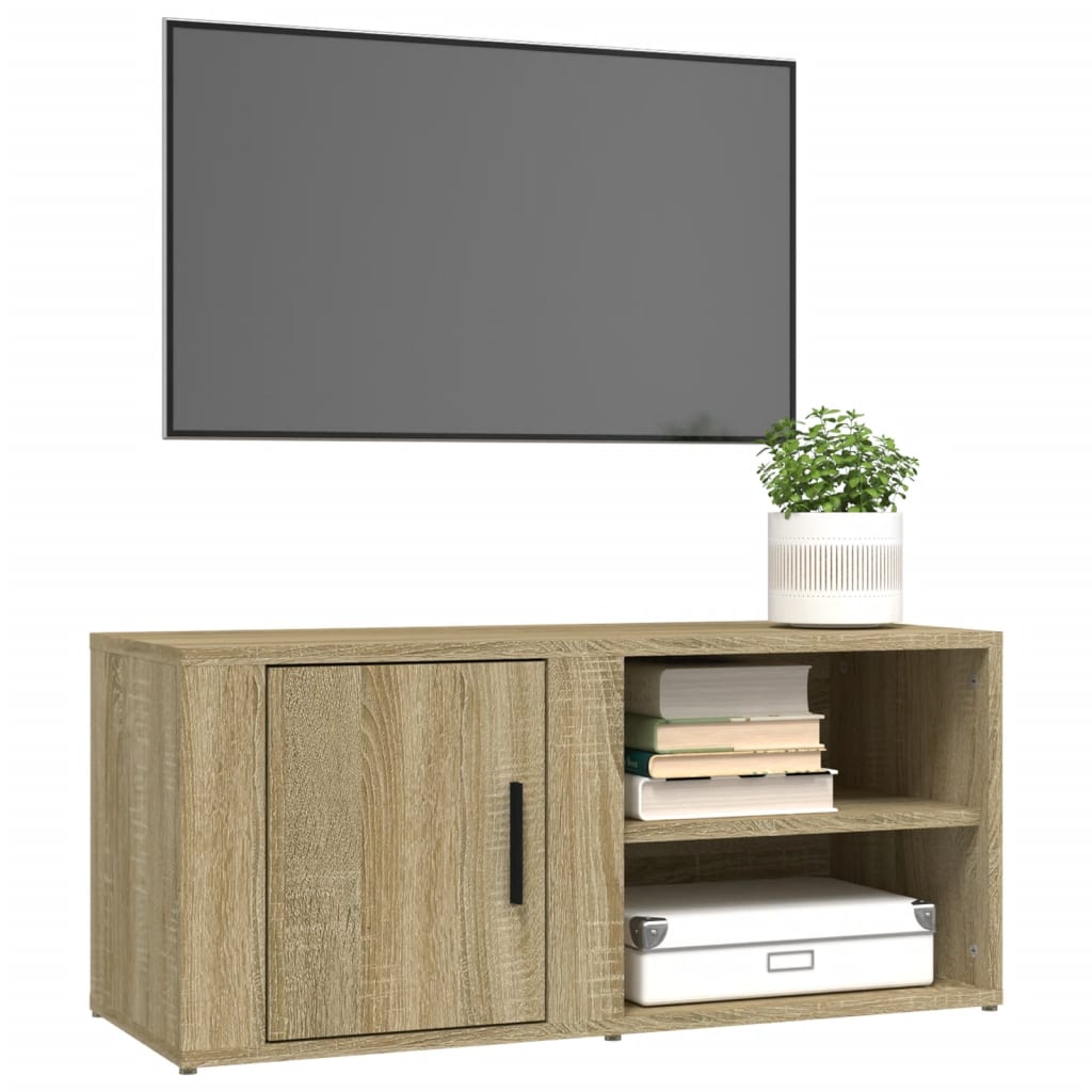 Mobili per TV 2pz Rovere Sonoma 80x31,5x36 cm Legno Multistrato