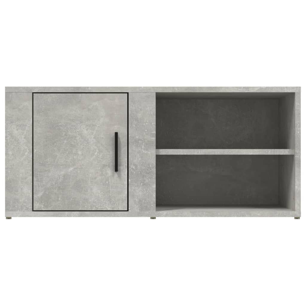 Mobili TV 2 pz Grigio Cemento 80x31,5x36 cm Legno Multistrato