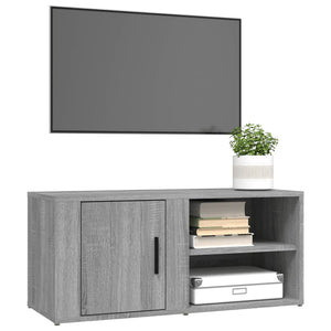 Mobili TV 2 pz Grigio Sonoma 80x31,5x36 cm Legno Multistrato 819449