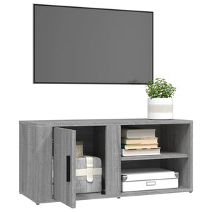 Mobili TV 2 pz Grigio Sonoma 80x31,5x36 cm Legno Multistrato cod mxl 16170