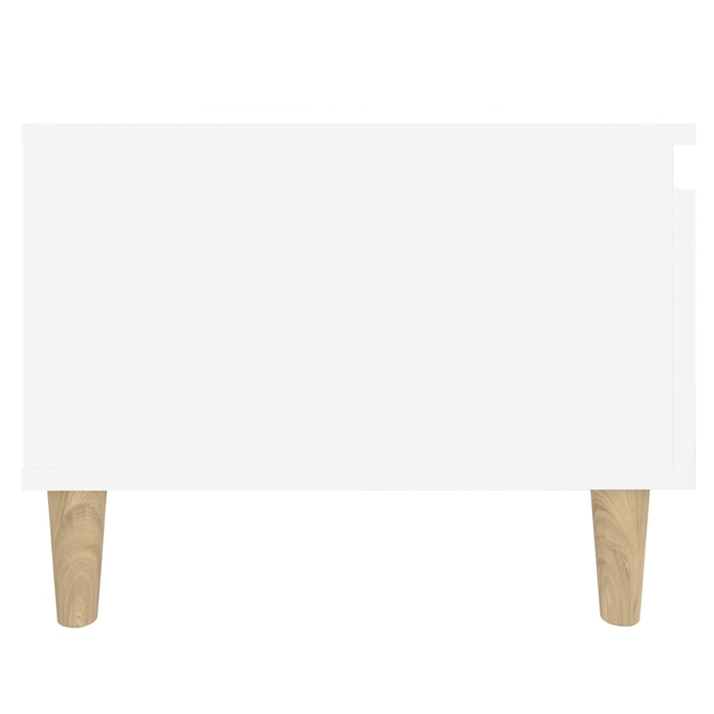 Tavolino Bianco 50x46x35 cm in Legno Multistrato cod mxl 9866