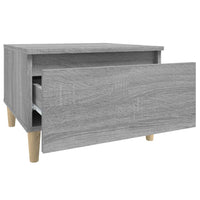 Tavolini 2pz Grigio Sonoma 50x46x35 cm in Legno Multistrato cod mxl 26986