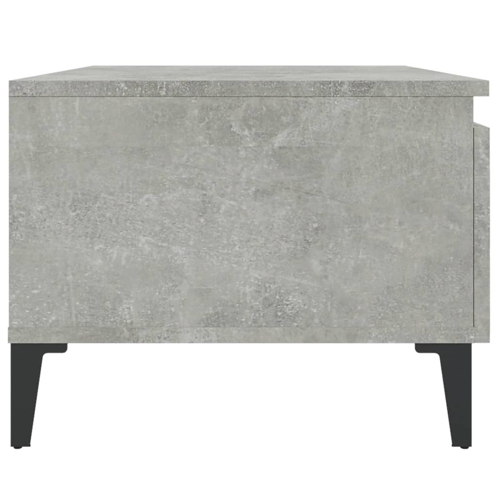 Tavolini 2pz Grigio Cemento 50x46x35 cm in Legno Multistrato 819525