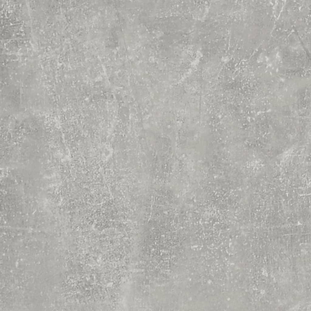 Comodino Grigio Cemento 50x46x50 cm in Legno Multistrato cod mxl 30278